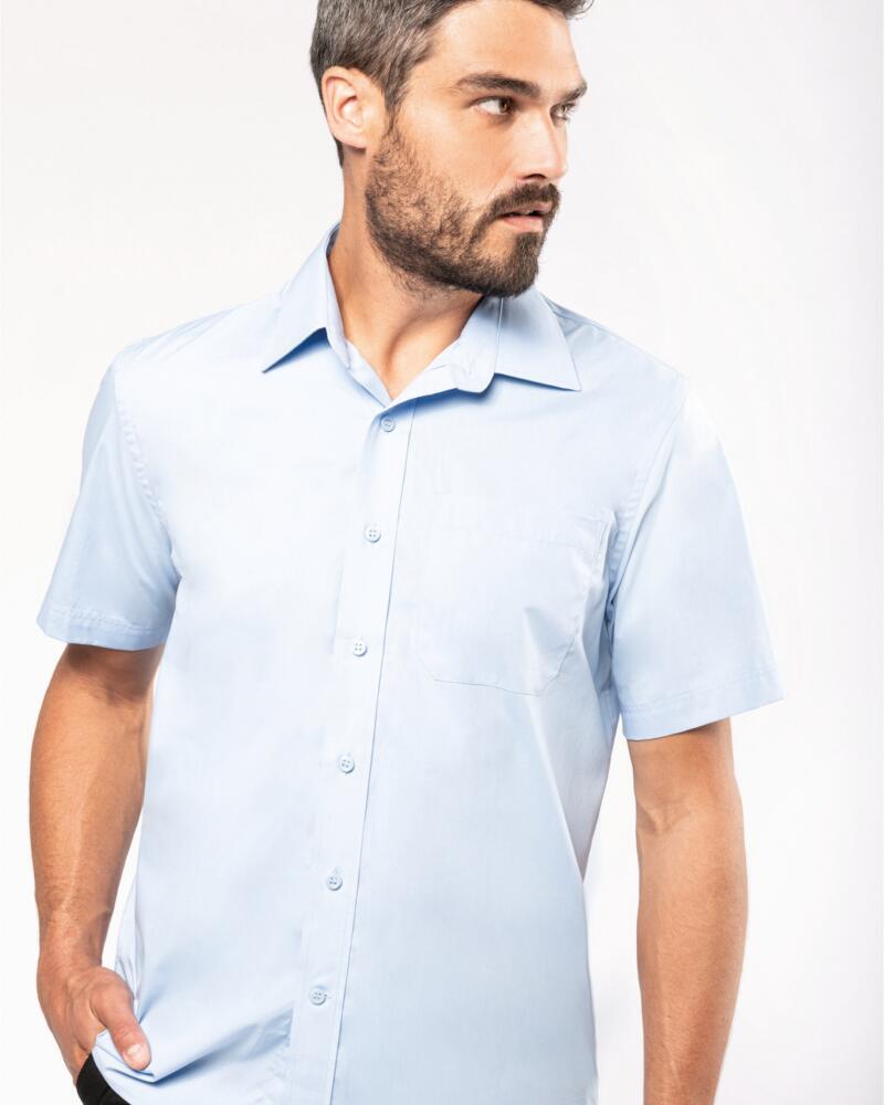 Chemise popeline manches courtes Vignette