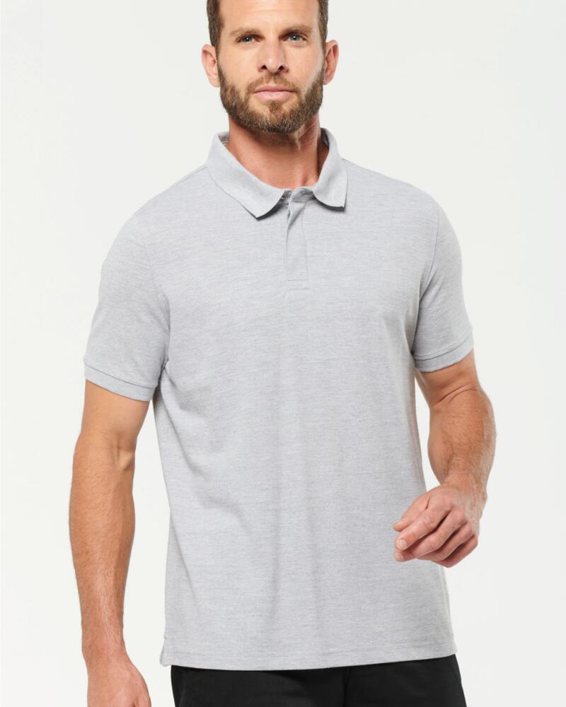 Polo col boutons pression manches courtes homme Vignette