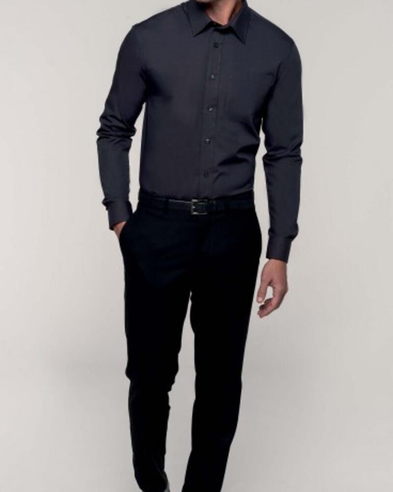 CHEMISE POPELINE MANCHES LONGUES Vignette