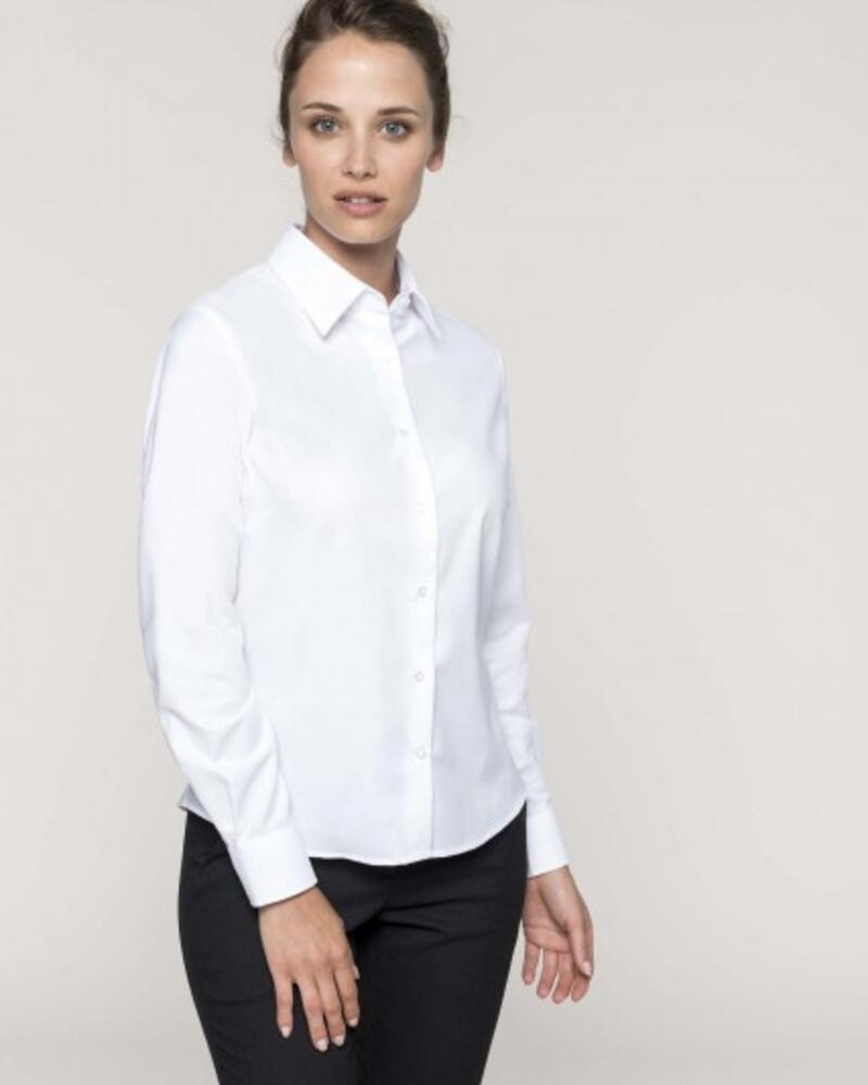 CHEMISE OXFORD MANCHES LONGUES FEMME Vignette
