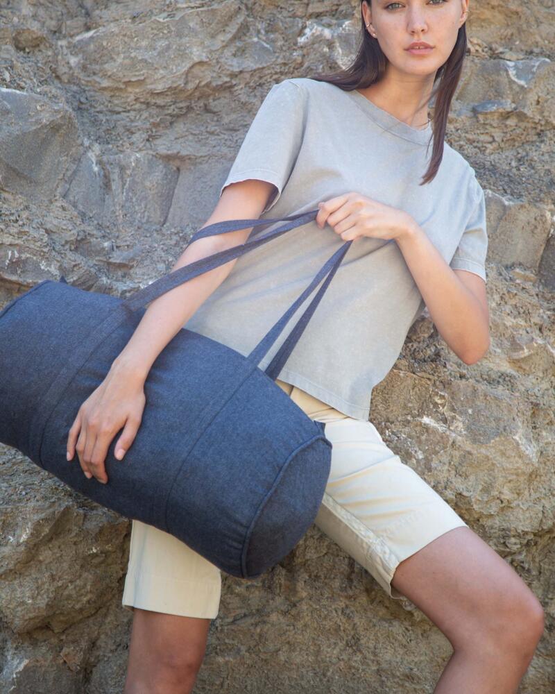 Sac polochon tissé à la main Vignette