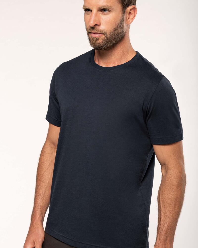 T-shirt à col rond écoresponsable pour homme Vignette