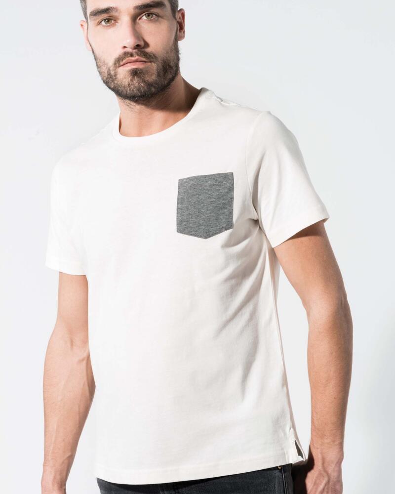 T-shirt en coton Bio avec poche Vignette