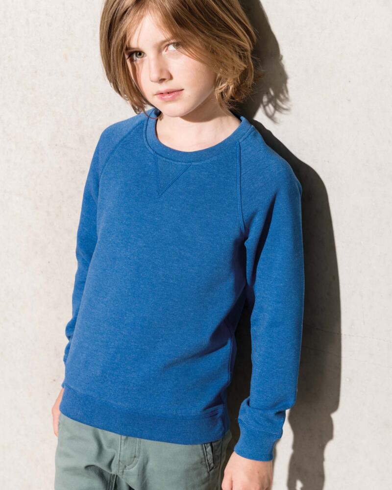 Sweat-shirt Bio à manches raglan pour enfant Vignette